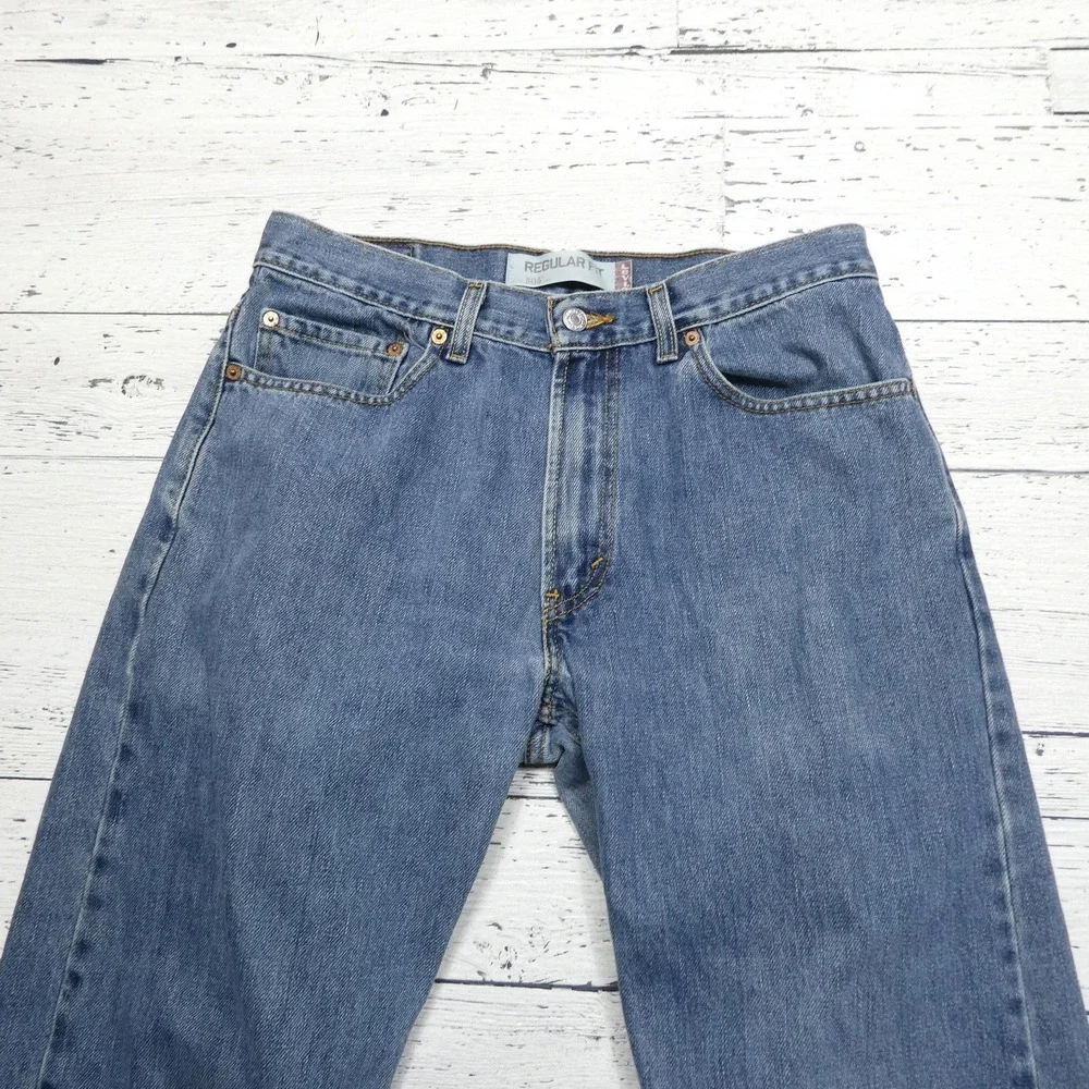 VINTAGE Levis 505 Jeans‎ Mens 32x30 Blue Denim Regular Fit Straight Leg Classic